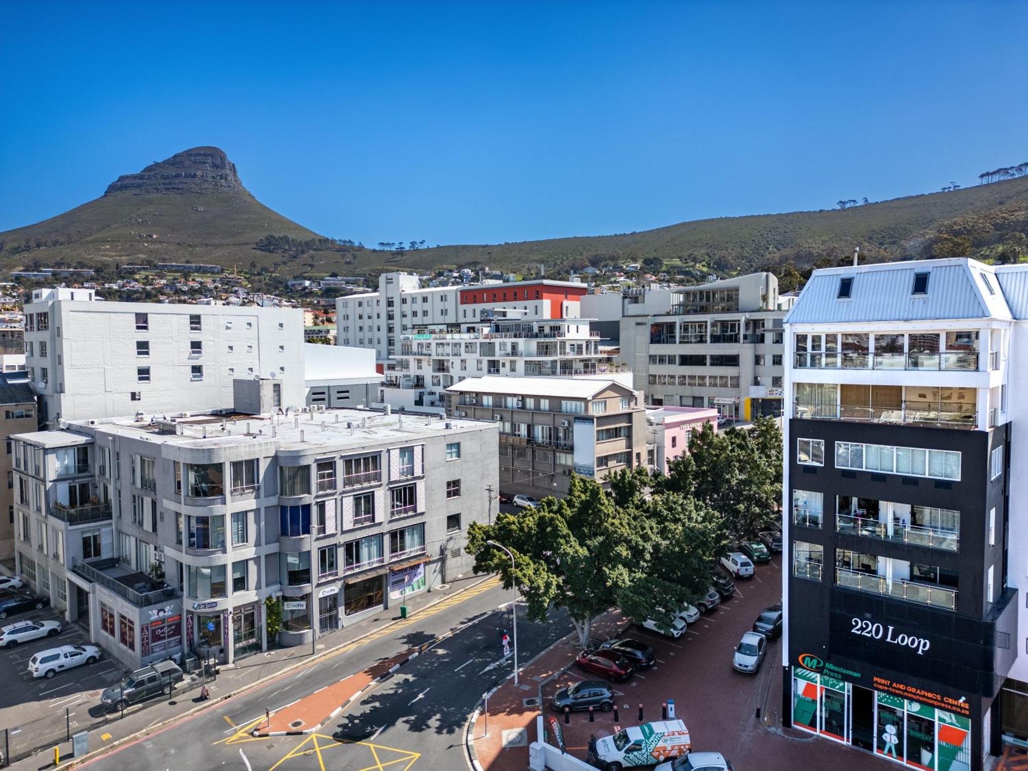 Appartement Cbd Loft With Mountain View, Balcony, Aircon, Parking Le Cap
